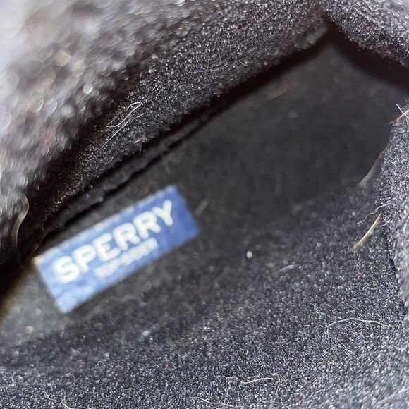 Sperry Duck BOOTS Quilted Waterproof STS83693 Womens Size 7 Black Rubber - Picture 8 of 10